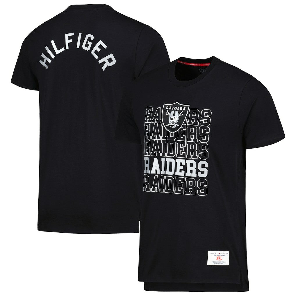 Las Vegas Raiders Tommy Hilfiger Liam T-Shirt - Black - NFL