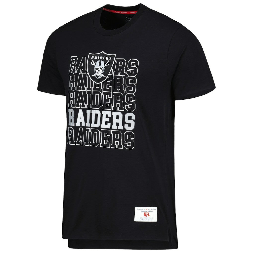 Las Vegas Raiders Tommy Hilfiger Liam T-Shirt - Black - NFL
