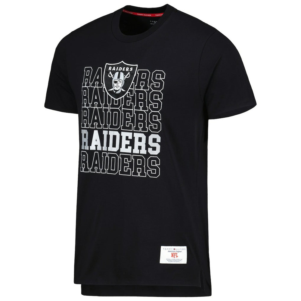 Las Vegas Raiders Tommy Hilfiger Liam T-Shirt - Black - NFL