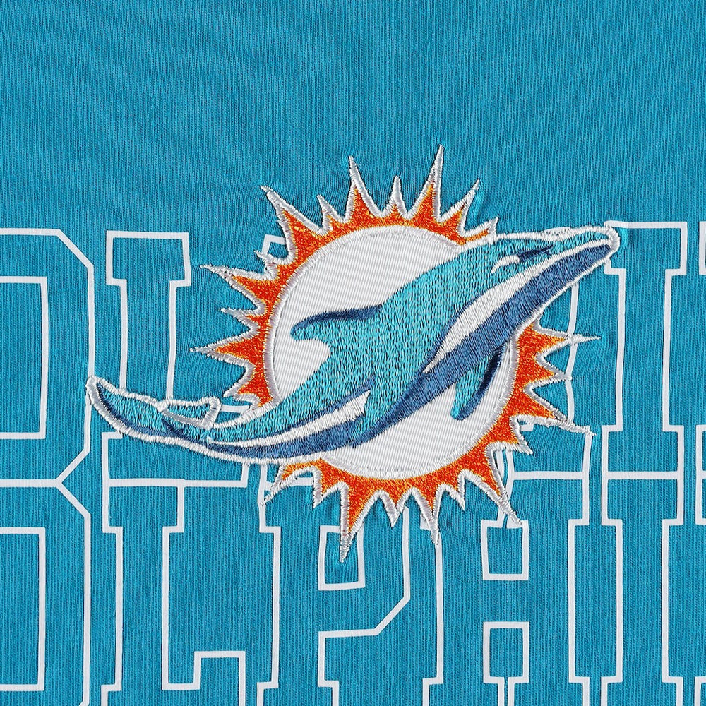 Miami Dolphins Tommy Hilfiger Liam T-Shirt - Aqua - NFL