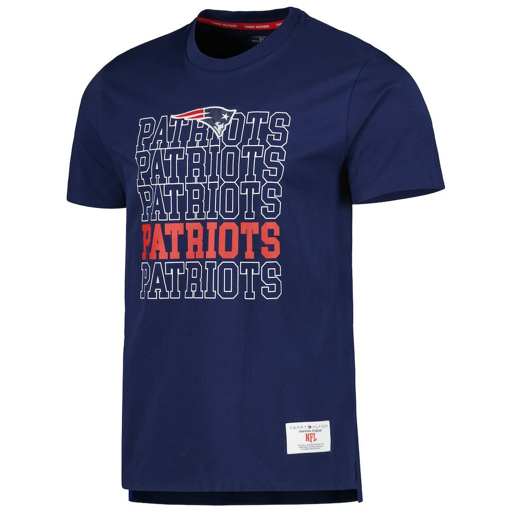 New England Patriots Tommy Hilfiger Liam T-Shirt - Navy - NFL
