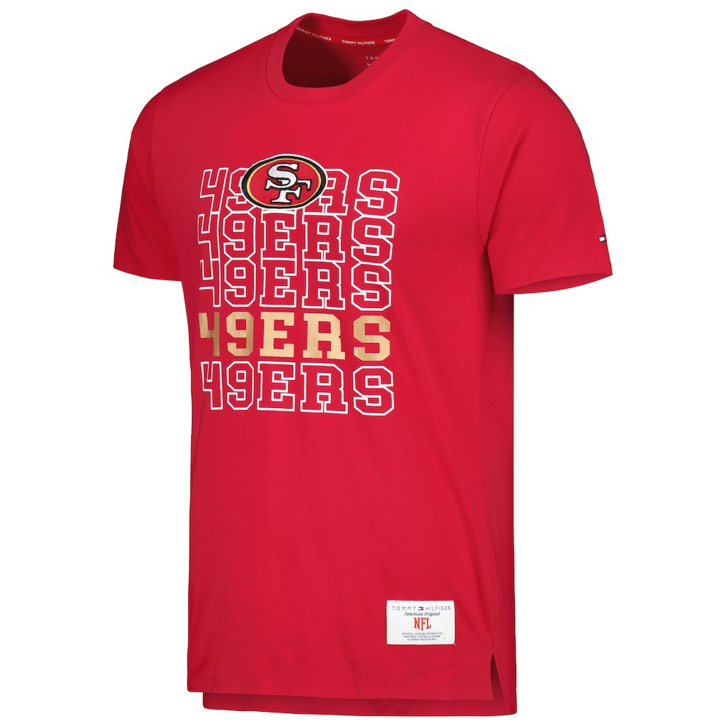 San Francisco 49ers Tommy Hilfiger Liam T-Shirt - Scarlet - NFL