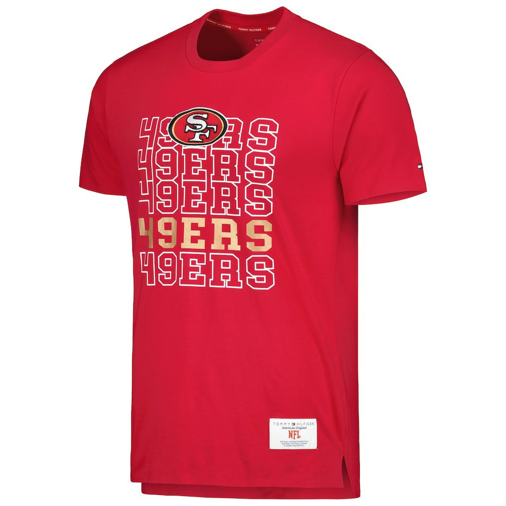 San Francisco 49ers Tommy Hilfiger Liam T-Shirt - Scarlet - NFL