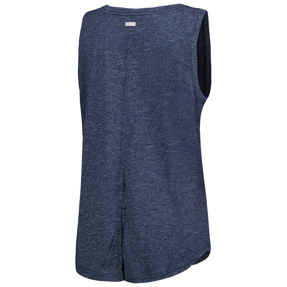 Dallas Cowboys Women's Cades Cape Omni-Wick Tri-Blend Tank Top - Navy - Columbia