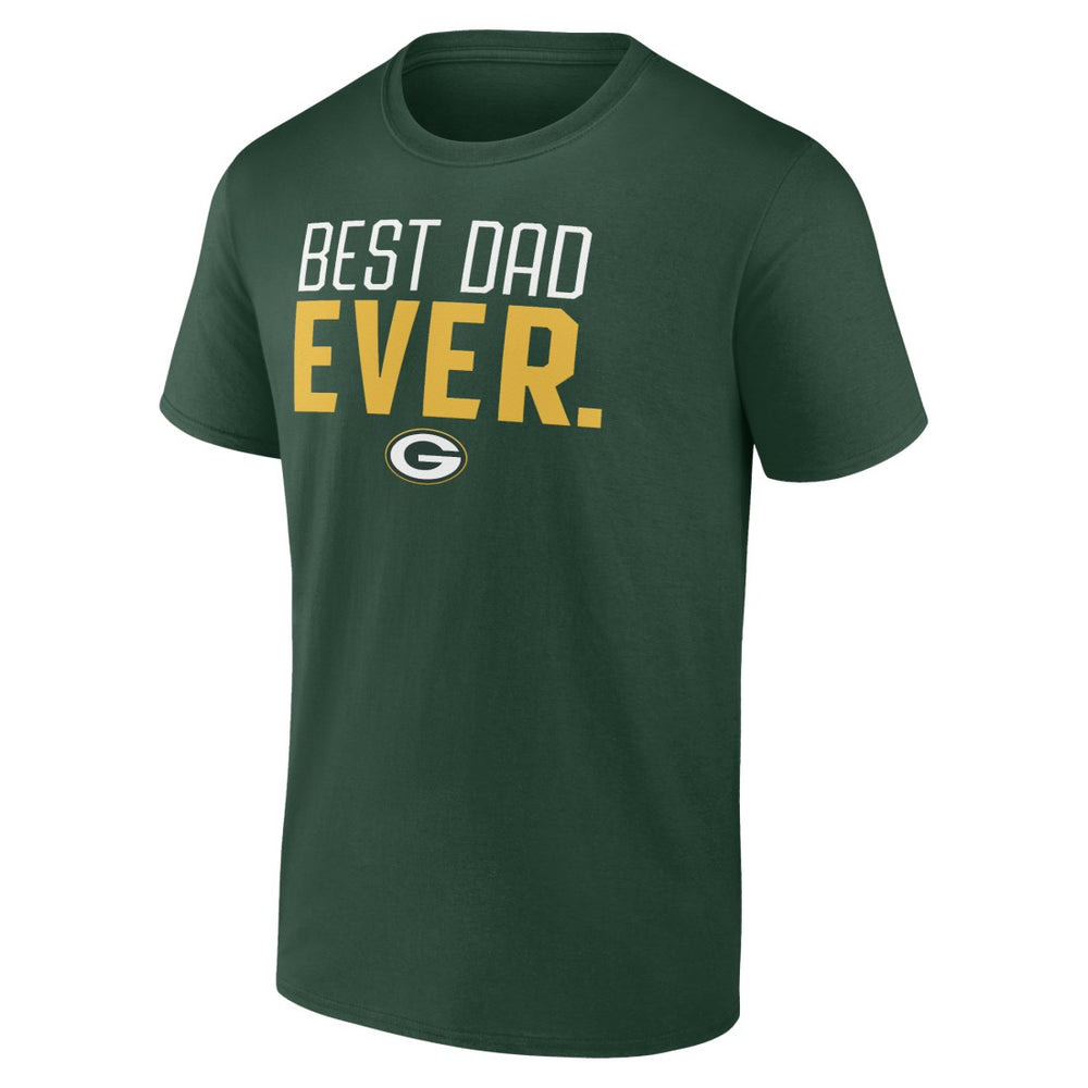 Green Bay Packers Best Dad Ever Team T-Shirt - Green - NFL