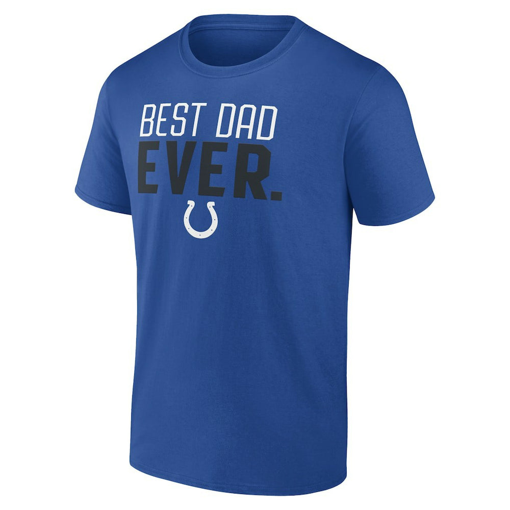 Indianapolis Colts Best Dad Ever Team T-Shirt - Royal - NFL