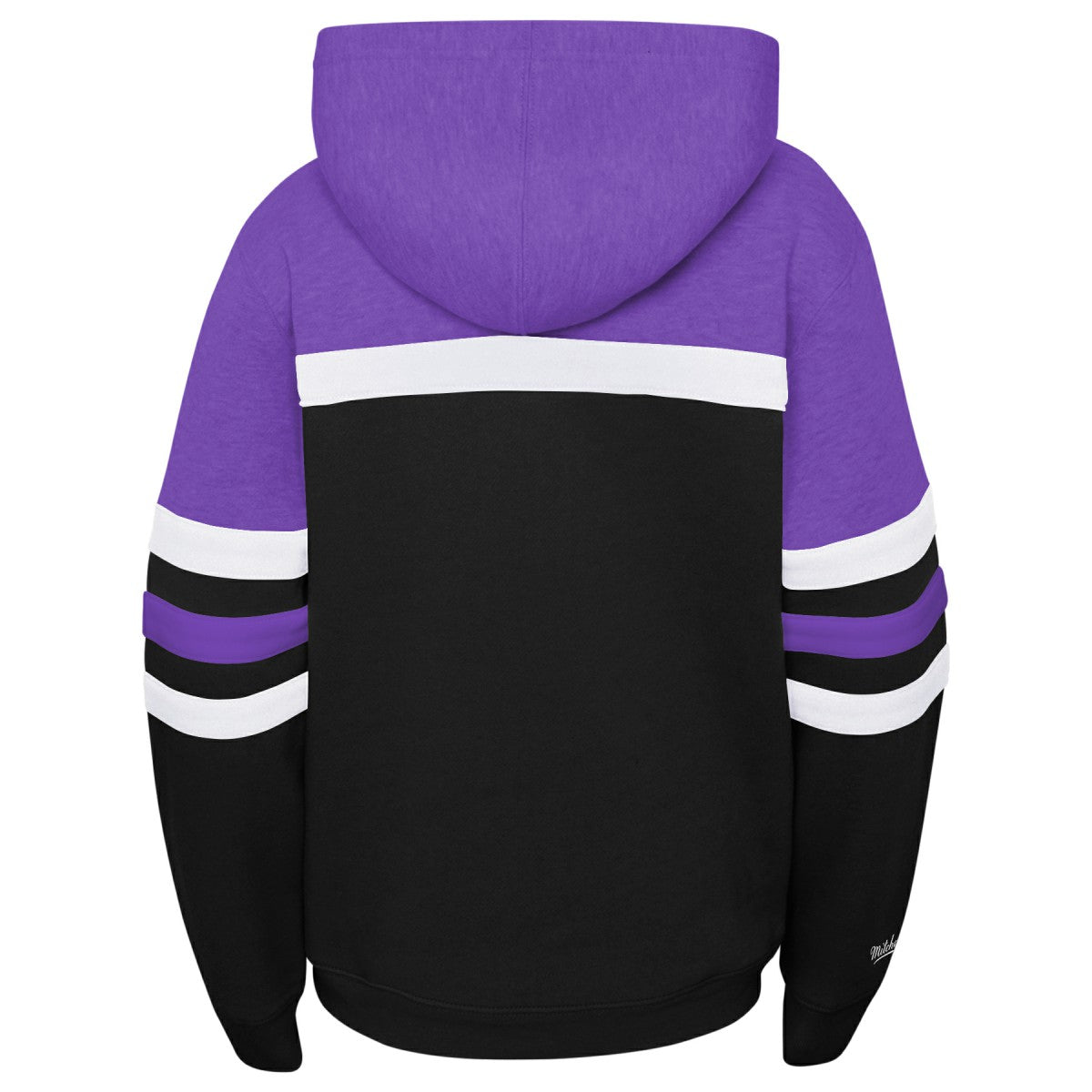 Mitchell & Ness Toronto Raptors Youth Hardwood Classics Head Coach Pullover Hoodie Purple/Heather Gray