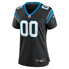 Carolina Panthers Women's Custom Game Jersey - Black - Nike
