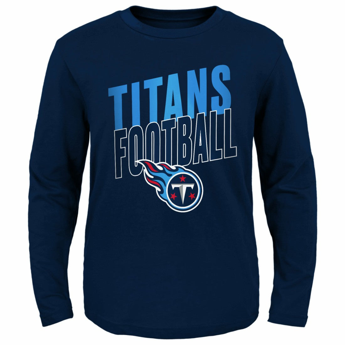 Tennessee Titans Youth Showtime Long Sleeve T-Shirt - Navy - NFL