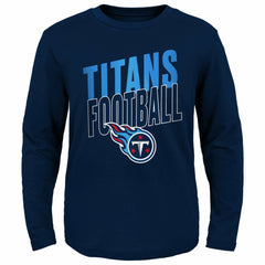 Tennessee Titans Youth Showtime Long Sleeve T-Shirt - Navy - NFL