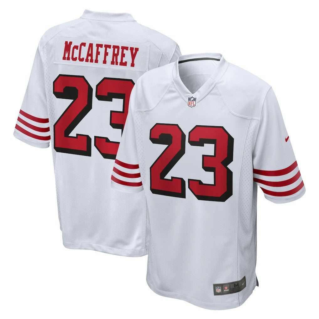 Christian McCaffrey San Francisco 49ers Game Jersey - White - Nike
