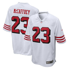 Christian McCaffrey San Francisco 49ers Game Jersey - White - Nike