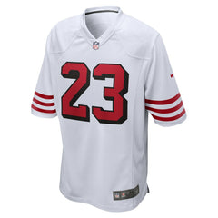 Christian McCaffrey San Francisco 49ers Game Jersey - White - Nike