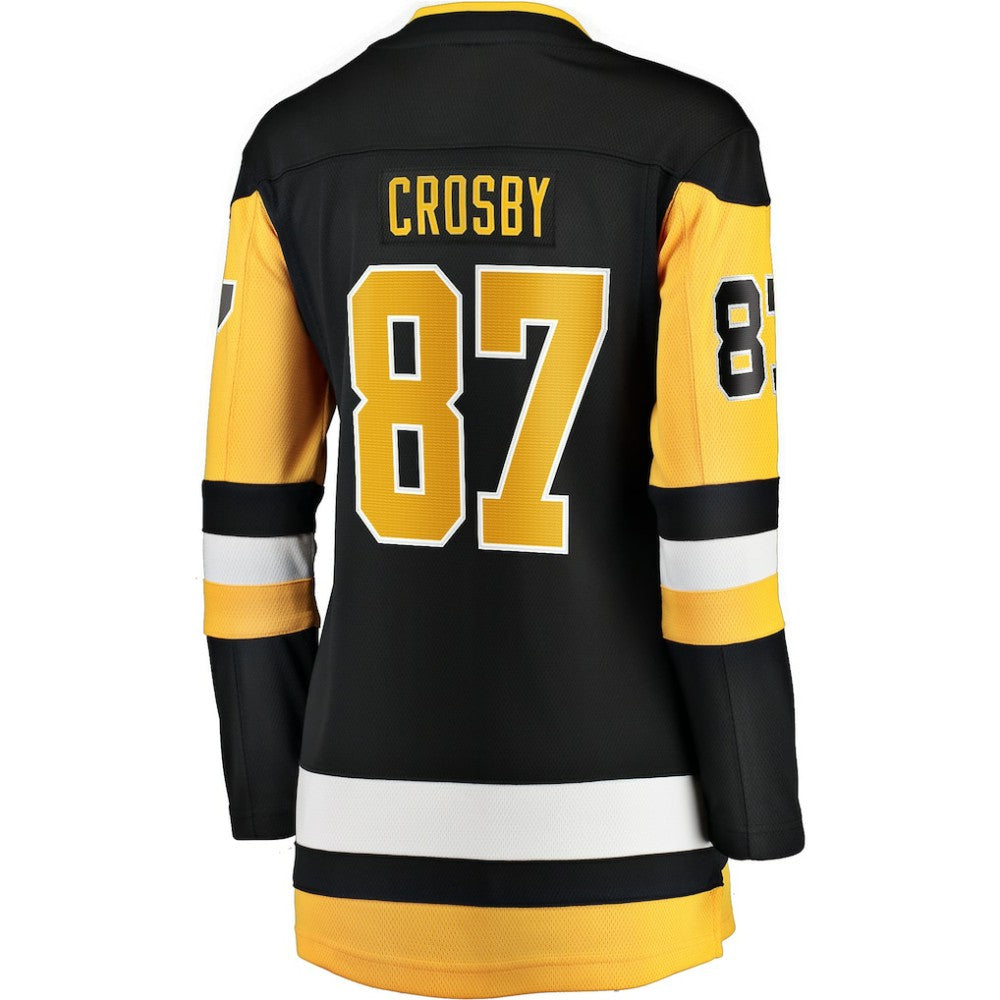 Sidney Crosby Pittsburgh Penguins Fanatics Women's Captain Patch Home Breakaway Jersey - Black | Fanatics Lifestyle
