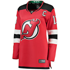 Nico Hischier New Jersey Devils Fanatics Women's Captain Patch Home Breakaway Jersey - Red | Fanatics online