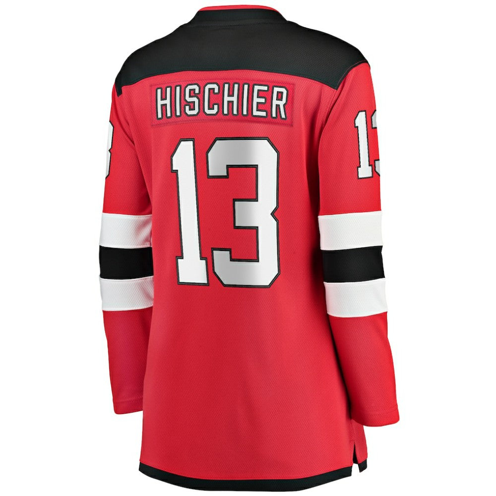 Nico Hischier New Jersey Devils Fanatics Women's Captain Patch Home Breakaway Jersey - Red | Fanatics online