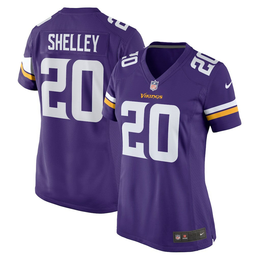 Duke Shelley Minnesota Vikings Women's Home Game Player Jersey - Purple - Nike