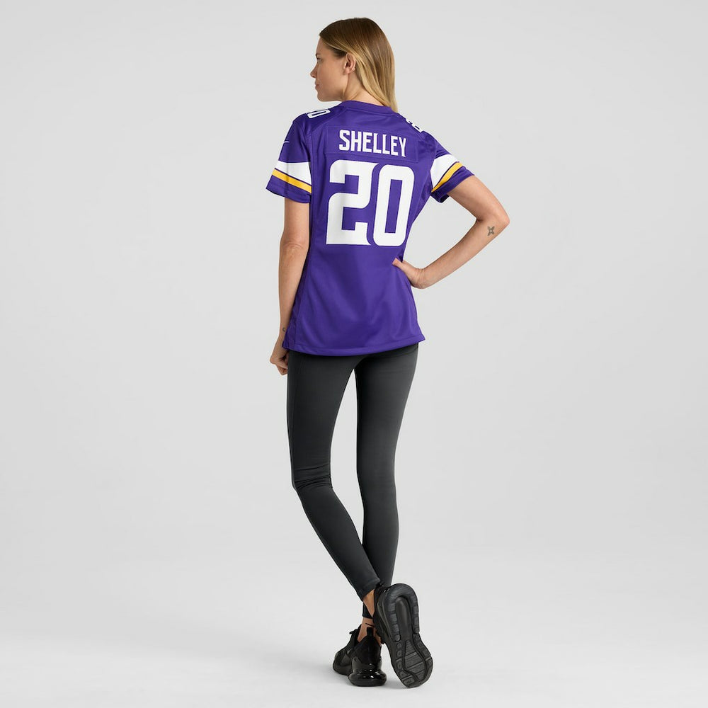 Duke Shelley Minnesota Vikings Women's Home Game Player Jersey - Purple - Nike