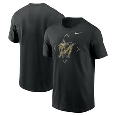 Miami Marlins Nike Camo Logo T-Shirt Discount