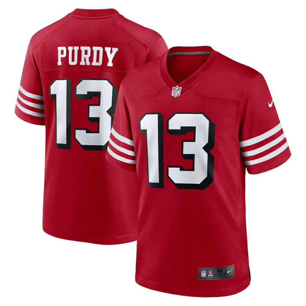 Brock Purdy San Francisco 49ers Alternate Game Player Jersey - Scarlet - Nike