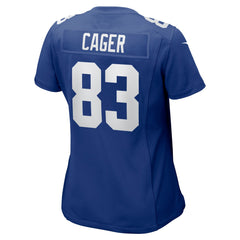 Lawrence Cager New York Giants Women's Home Game Player Jersey - Royal - Nike