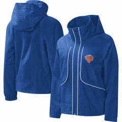 New York Knicks G-III 4Her by Carl Banks Women's Last Shot Full-Zip Hoodie Blue