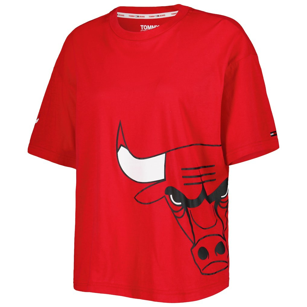 Chicago Bulls Tommy Jeans Women's Bianca T-Shirt Red
