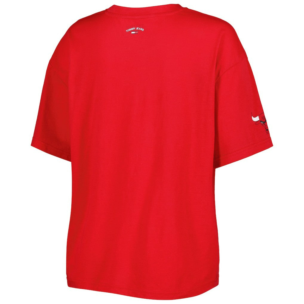 Chicago Bulls Tommy Jeans Women's Bianca T-Shirt Red