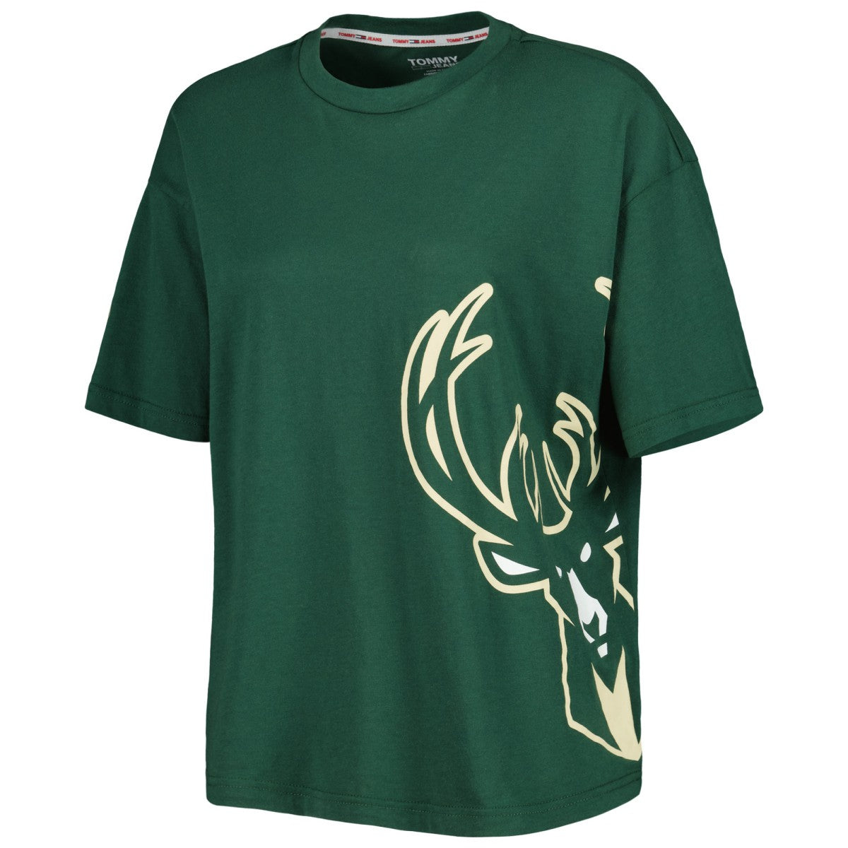 Milwaukee Bucks Tommy Jeans Women's Bianca T-Shirt Hunter Green