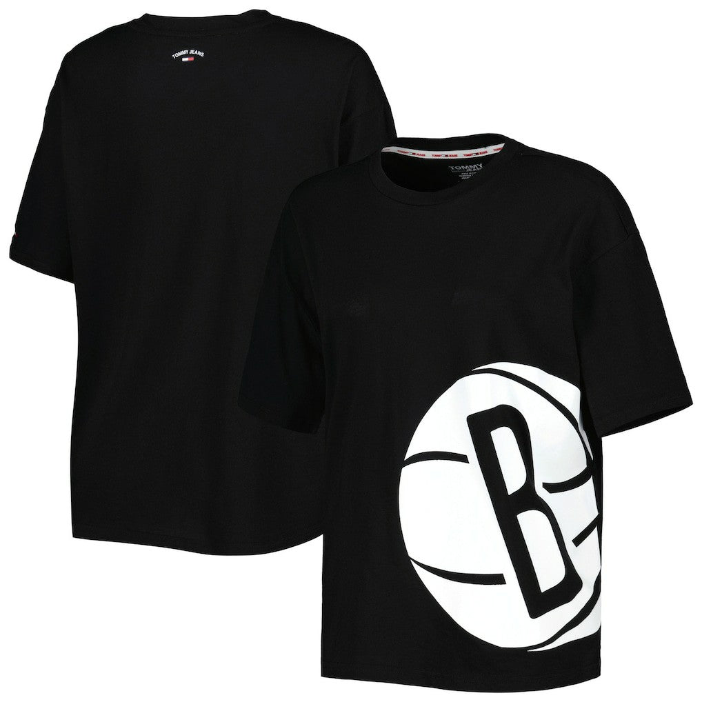 Brooklyn Nets Tommy Jeans Women's Bianca T-Shirt Black