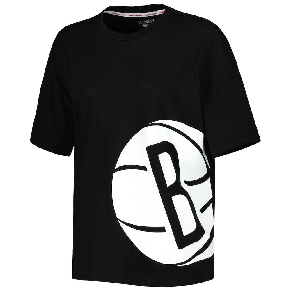 Brooklyn Nets Tommy Jeans Women's Bianca T-Shirt Black