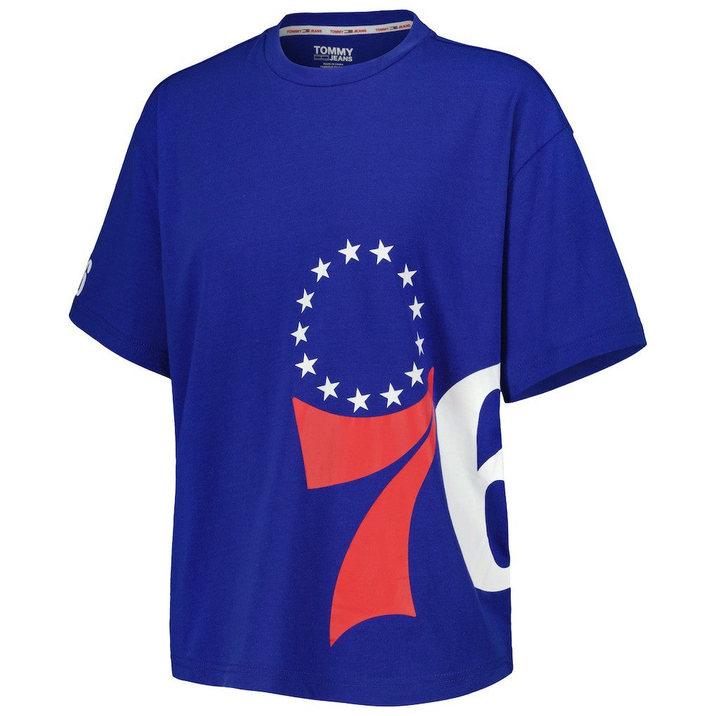 Philadelphia 76ers Tommy Jeans Women's Bianca T-Shirt Royal