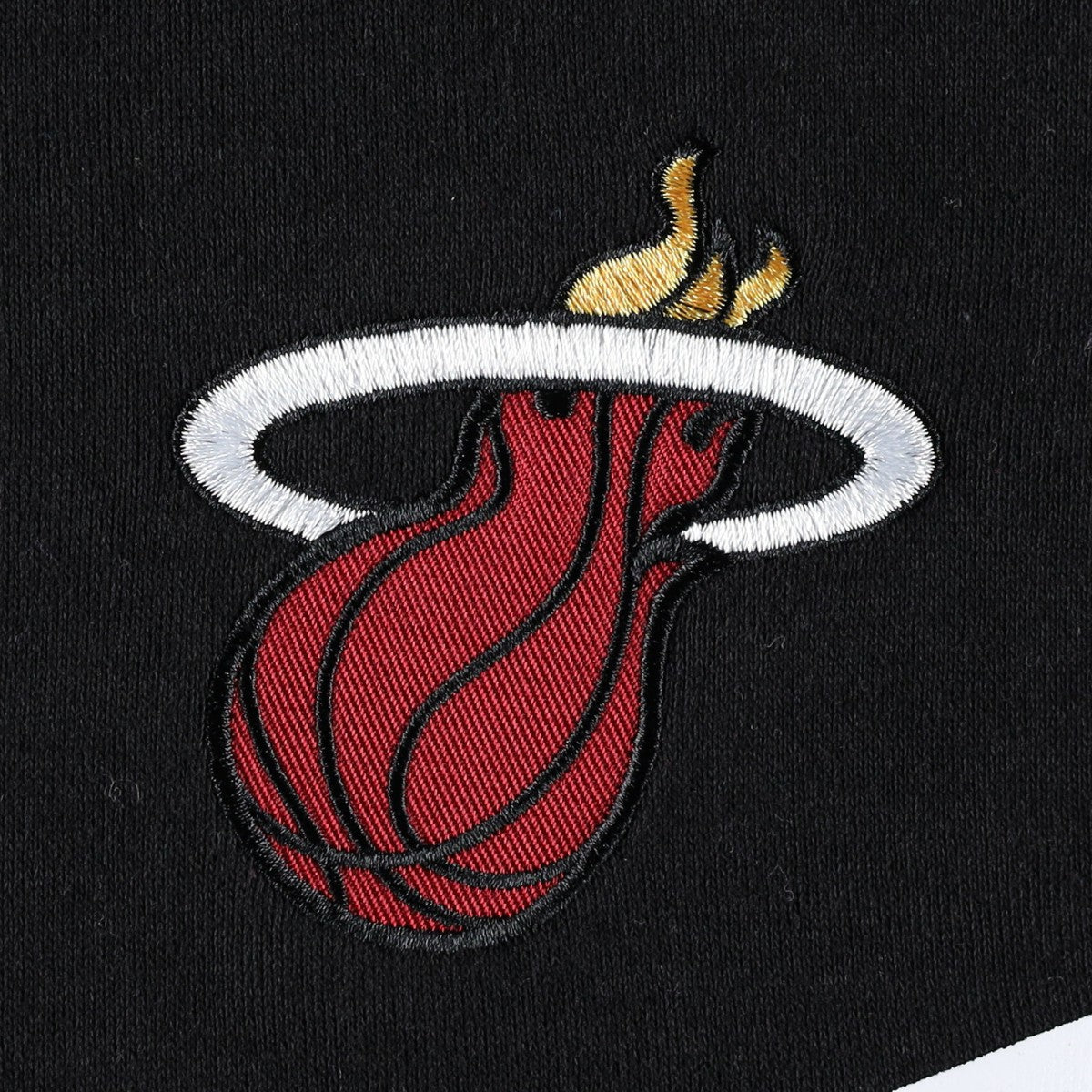 Miami Heat Tommy Jeans Bernard Half-Zip Hoodie Black