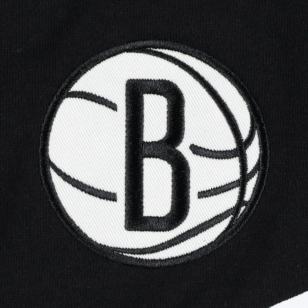 Brooklyn Nets Tommy Jeans Bernard Half-Zip Hoodie Black