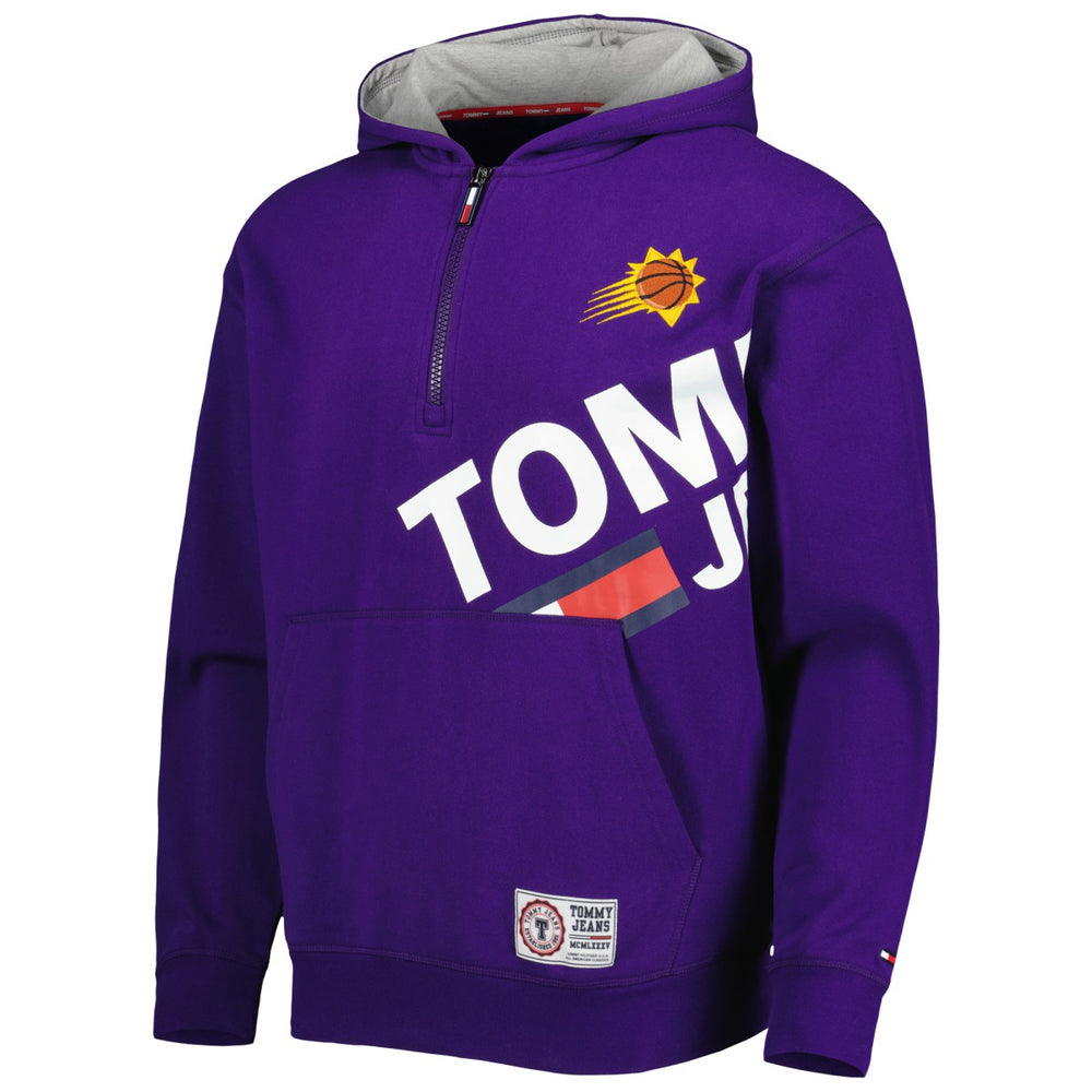 Phoenix Suns Tommy Jeans Bernard Half-Zip Hoodie Purple