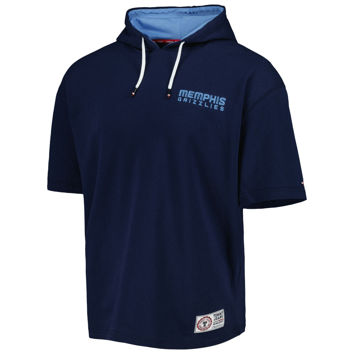 Memphis Grizzlies Tommy Jeans Matthew 2-In-1 T-Shirt & Hoodie Combo Set Navy/White