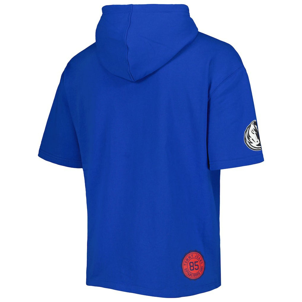 Dallas Mavericks Tommy Jeans Matthew 2-In-1 T-Shirt & Hoodie Combo Set Blue/White