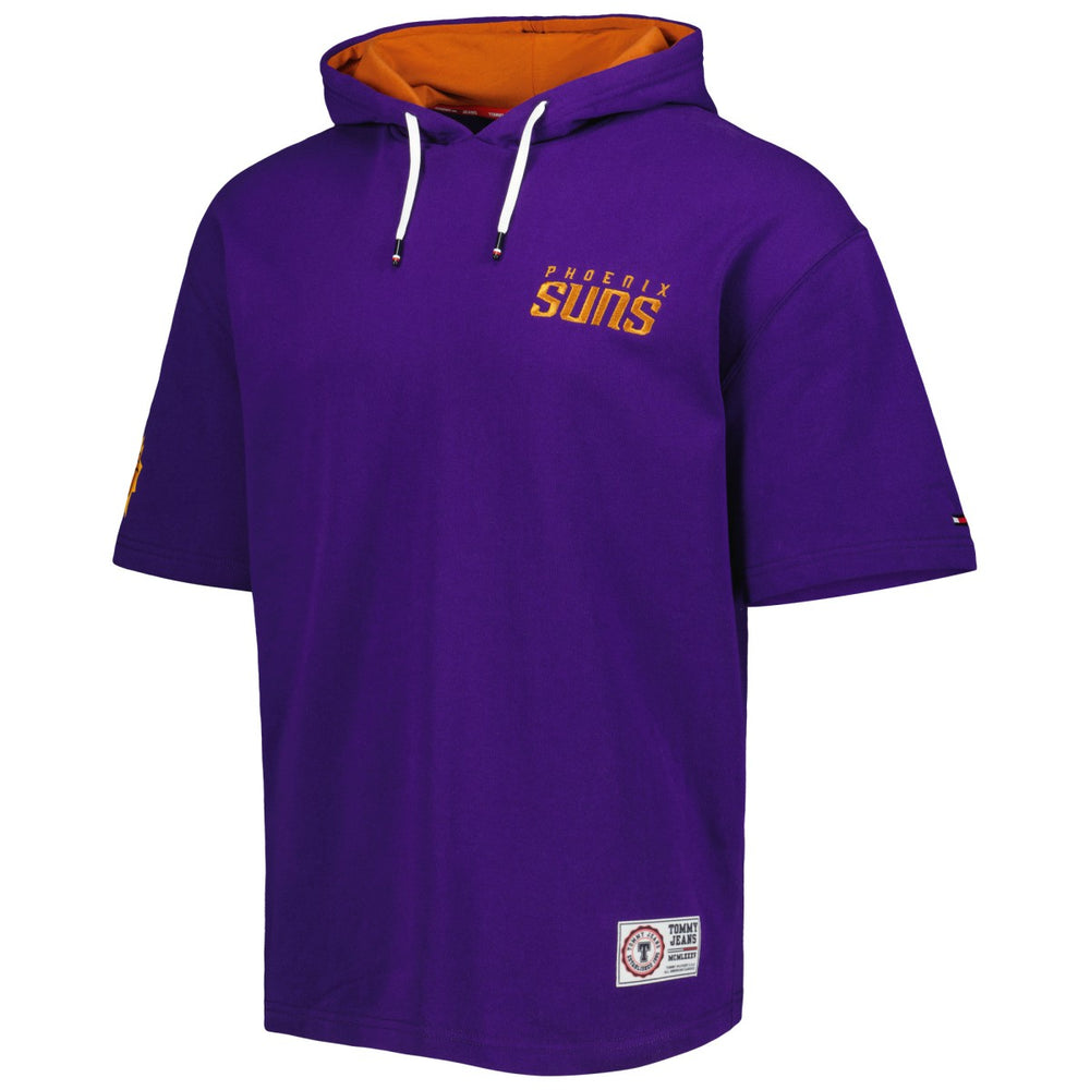 Phoenix Suns Tommy Jeans Matthew 2 In 1 T-Shirt & Hoodie Combo Set Purple/White