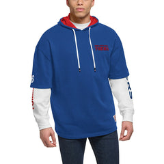 Philadelphia 76ers Tommy Jeans Matthew 2-In-1 T-Shirt & Hoodie Combo Set Royal/White