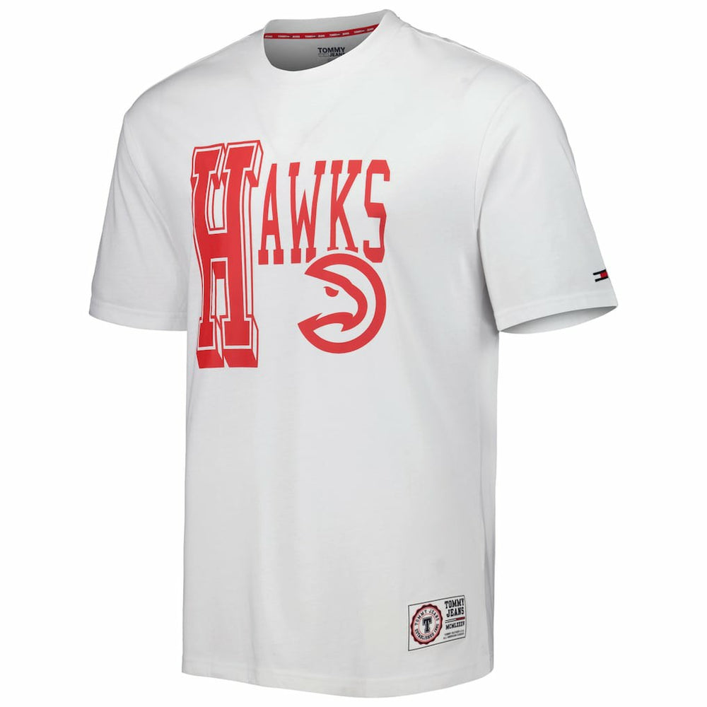 Atlanta Hawks Tommy Jeans Mel Varsity T-Shirt White