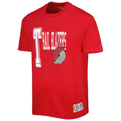 Portland Trail Blazers Tommy Jeans Mel Varsity T-Shirt Red