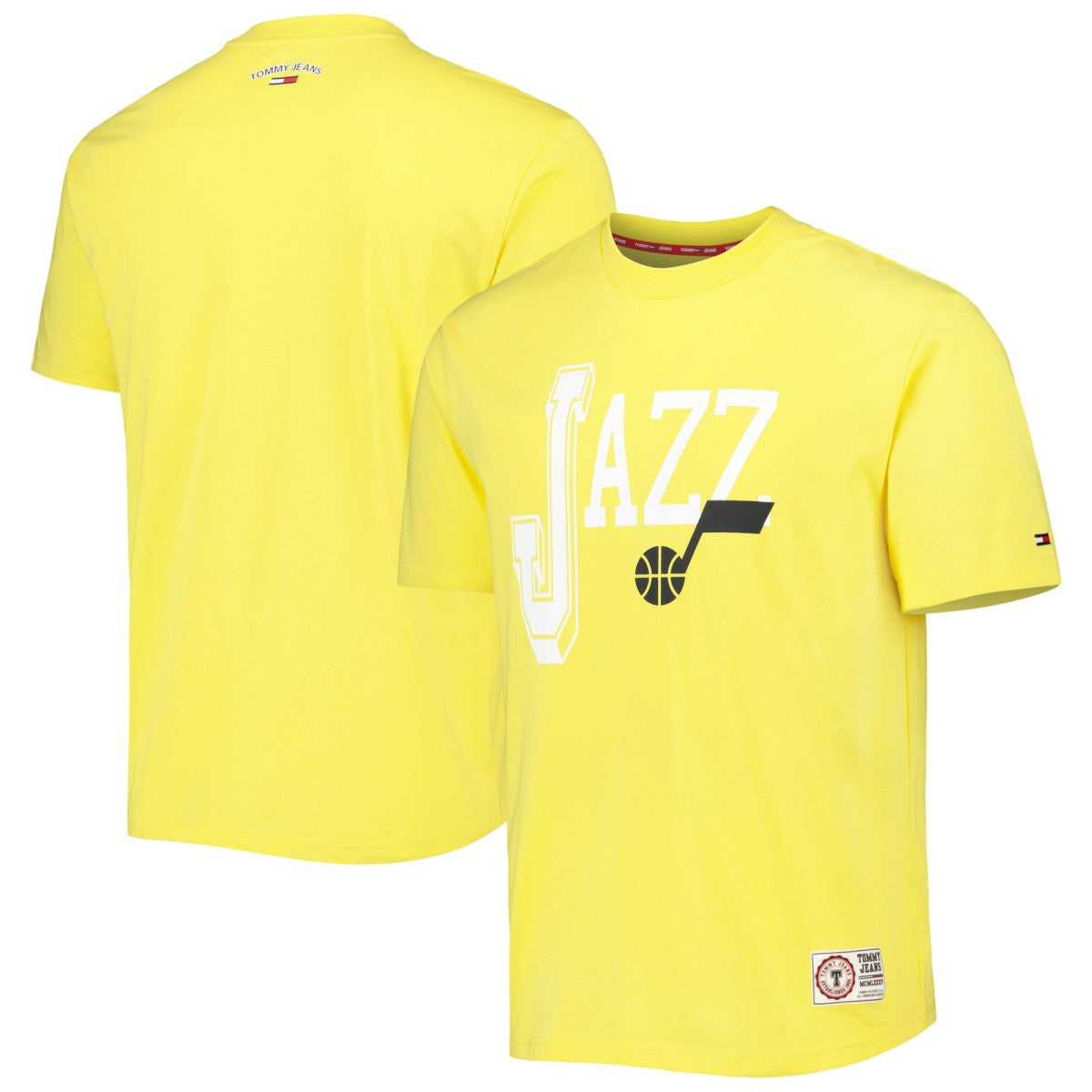 Utah Jazz Tommy Jeans Mel Varsity T-Shirt Gold