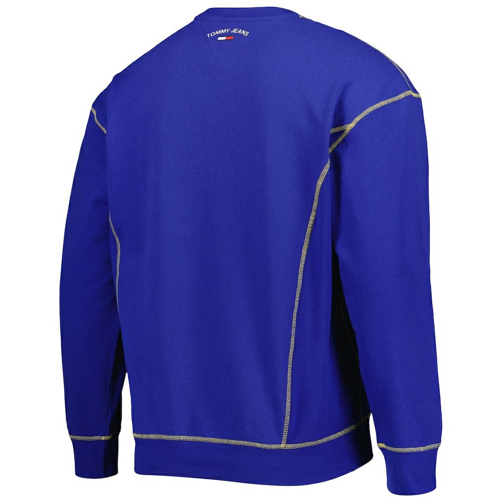 Golden State Warriors Tommy Jeans Peter French Terry Pullover Crew Sweatshirt Royal