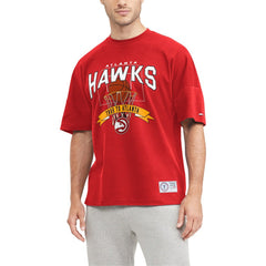 Atlanta Hawks Tommy Jeans Tim Backboard T-Shirt Red