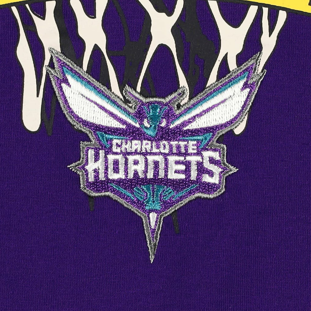 Charlotte Hornets Tommy Jeans Tim Backboard T-Shirt Purple