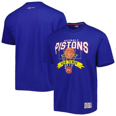 Detroit Pistons Tommy Jeans Tim Backboard T-Shirt Blue