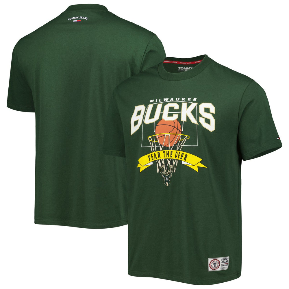 Milwaukee Bucks Tommy Jeans Tim Backboard T-Shirt Hunter Green