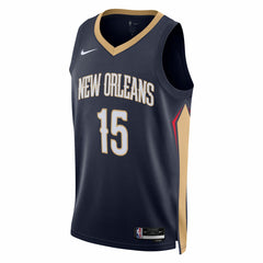 Nike Jose Alvarado New Orleans Pelicans Unisex Swingman Jersey Icon Edition Navy