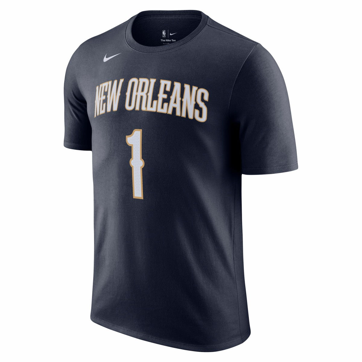 Nike Zion Williamson New Orleans Pelicans Icon 2022/23 Name & Number T-Shirt Navy