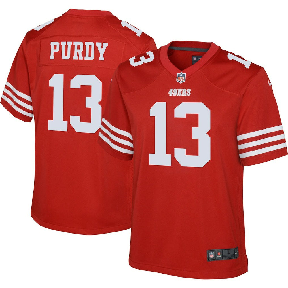 Brock Purdy San Francisco 49ers Youth Game Jersey - Scarlet - Nike